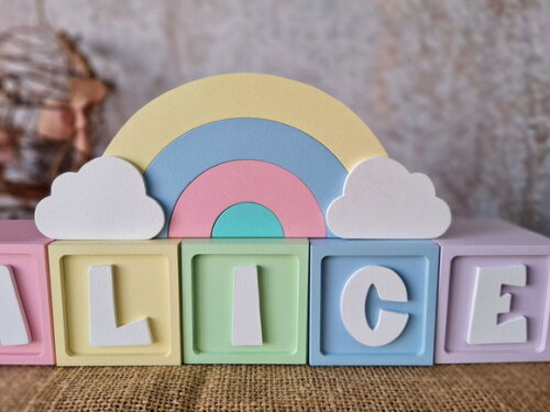 CANDY COLORS - Cubos 6x6cm TS + ARCO ÍRIS.