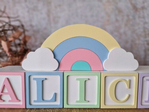 CANDY COLORS - Cubos 6x6cm TS + ARCO ÍRIS.