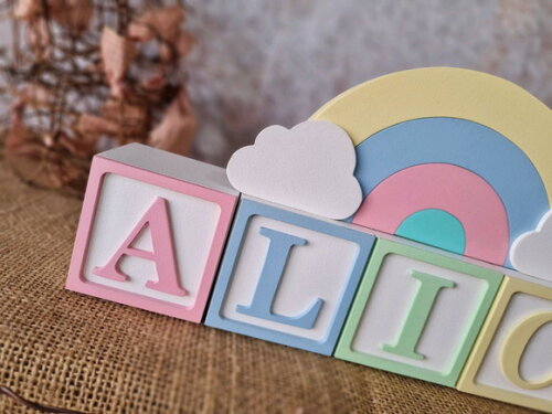 CANDY COLORS - Cubos 6x6cm TS + ARCO ÍRIS.