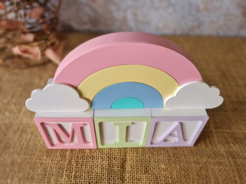 CANDY COLORS - Cubos 6x6cm TS + ARCO ÍRIS.