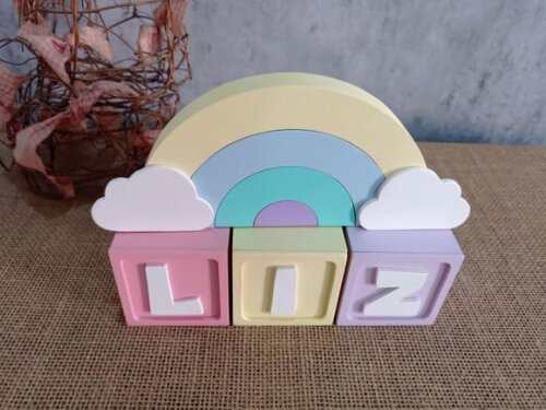 CANDY COLORS - Cubos 6x6cm TS + ARCO ÍRIS.