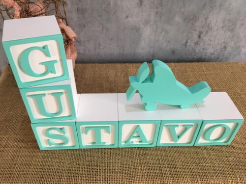 CANDY COLORS - Cubos 6x6cm TS + AVIÃOZINHO