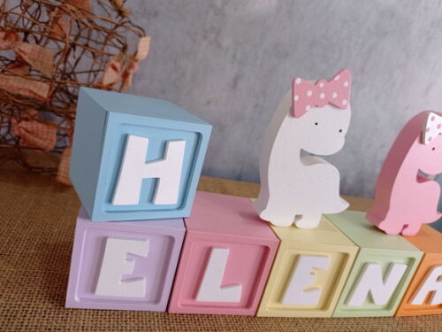 CANDY COLORS - Cubos 6x6cm TS + DINOSSAURAS