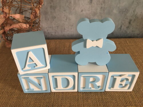 CANDY COLORS - Cubos 6x6cm TS + Urso