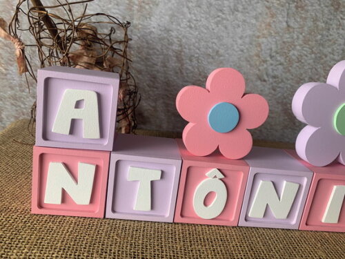 Candy Colors - Cubos 6x6cm Ts +flores
