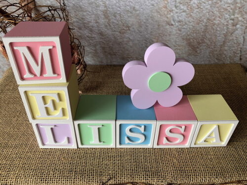 Candy Colors - Cubos 6x6cm Ts +flores