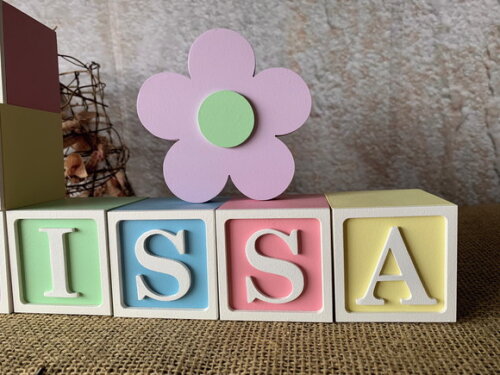 Candy Colors - Cubos 6x6cm Ts +flores