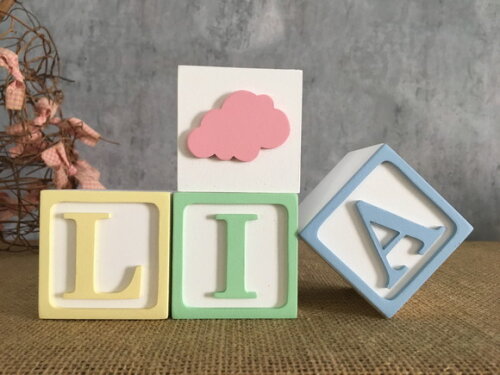 Candy Colors - Cubos 6x6cm Ts Nuvem