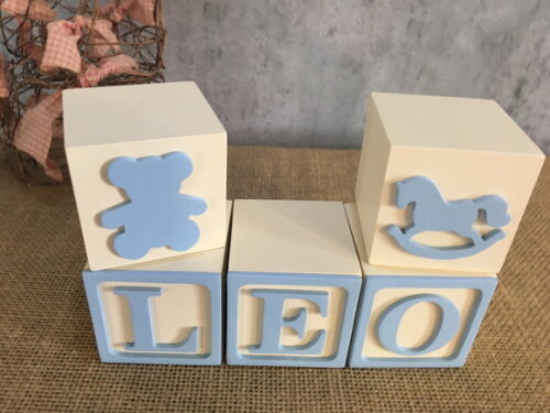 Candy Colors - Cubos 6x6cm Ts Urso e Cavalinho