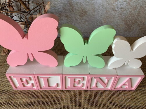Candy Colors - Cubos 6x6cm Ts+ Trio de Borboleta