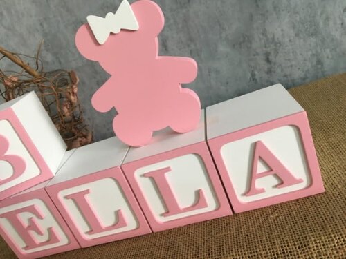 Candy Colors - Cubos 8x8cm + Urso