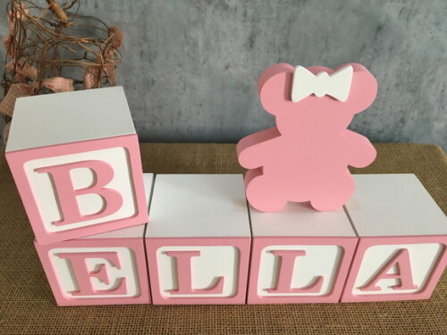 Candy Colors - Cubos 8x8cm + Urso