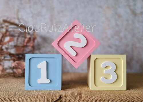 Candy Colors Ts - Cubos 8x8cm