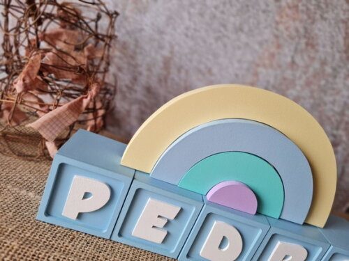 CANDY GGG - Cubos 6x6cm + ARCO ÍRIS.