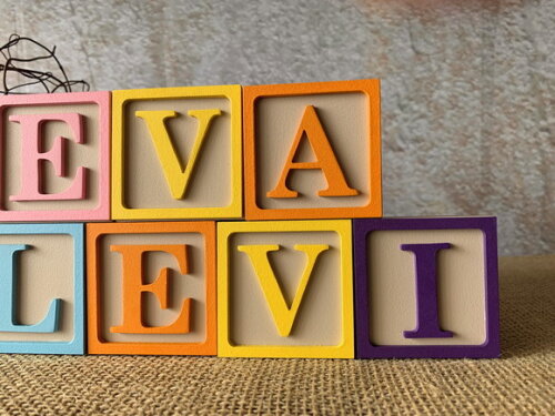 Chá Revelação - Toy Story- Cubos 6x6cm