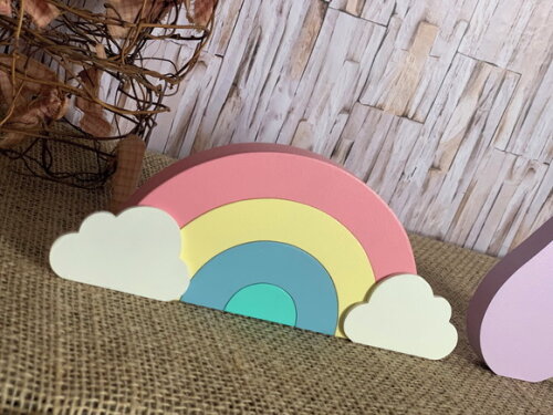 Chuva de Amor Arco Íris + 2 Pingos de Chuva