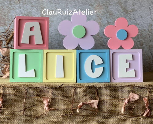Cubos 10x10cm Ts + Flores
