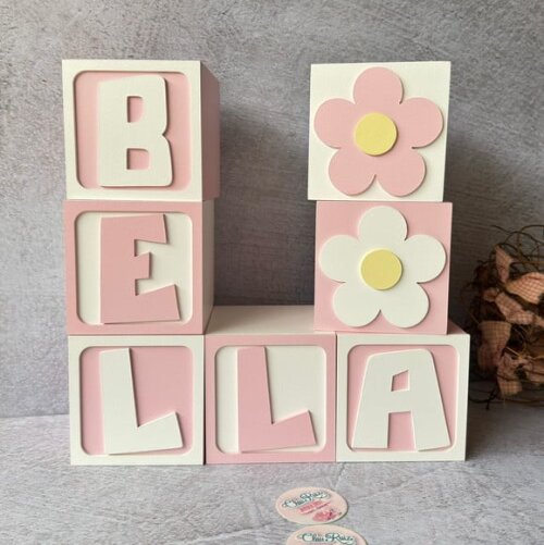 Cubos 10x10cm Ts Decoração de Quarto de Bebê