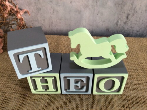 Cubos 6x6cm + Cavalinho