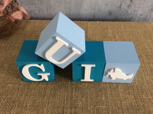 Cubos 6x6cm Avião