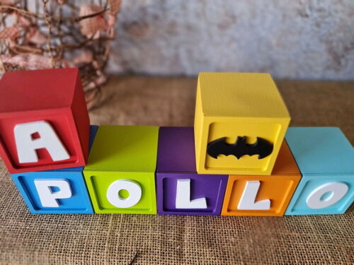 Cubos 6x6cm Festa Batman Decoração de Festas