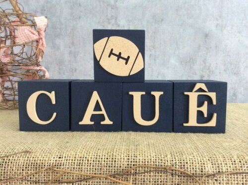 Cubos 6x6cm Futebol Americano