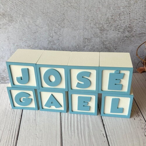 Cubos 6x6cm Ggg Ts - Decoração Bebê