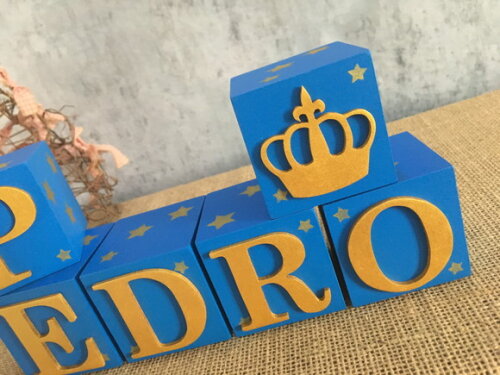 Cubos 6x6cm Pequeno Príncipe com Estrela
