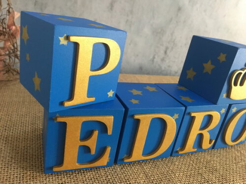 Cubos 6x6cm Pequeno Príncipe com Estrela
