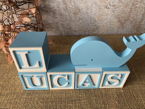 Cubos 6x6cm Ts +baleia