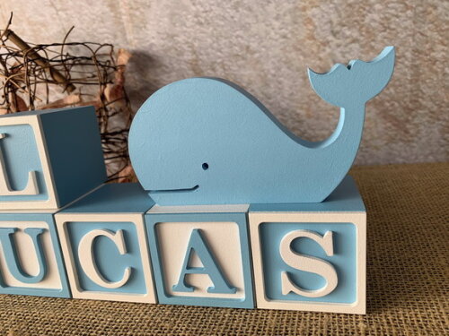 Cubos 6x6cm Ts +baleia