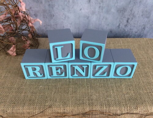 Cubos 6x6cm Ts Chá de Bebê