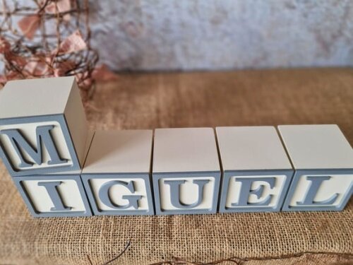 Cubos 6x6cm Ts Decoração Bebê
