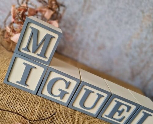 Cubos 6x6cm Ts Decoração Bebê