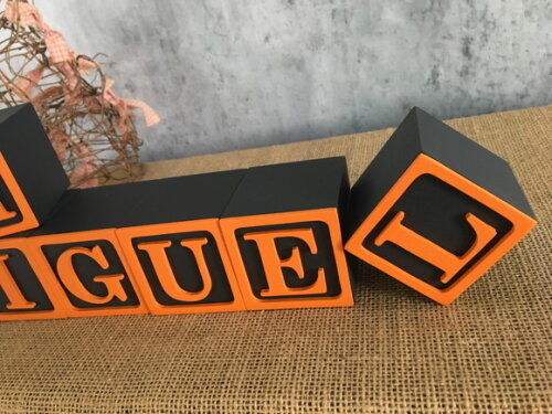 Cubos 6x6cm Ts Nomes Decoração Infantil e Bebê