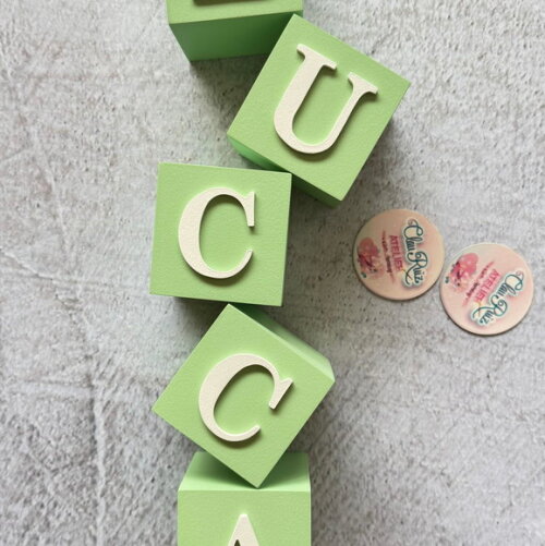 Cubos 6x6cm- Decoração Bebê