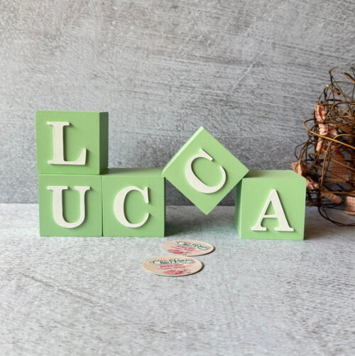 Cubos 6x6cm- Decoração Bebê