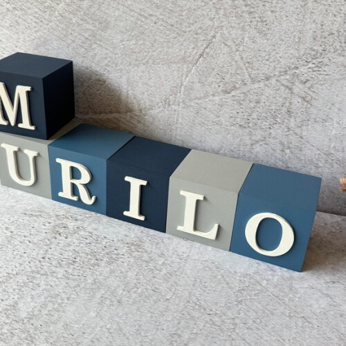 Cubos 6x6cm- Decoração Bebê