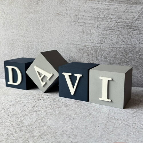 Cubos 6x6cm- Decoração Bebê