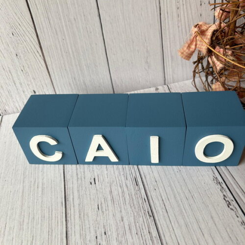 Cubos 6x6cm- Decoração Bebê