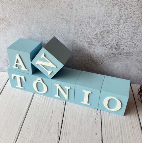 Cubos 6x6cm- Decoração Bebê