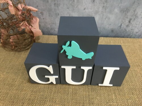Cubos 8x8cm Avião