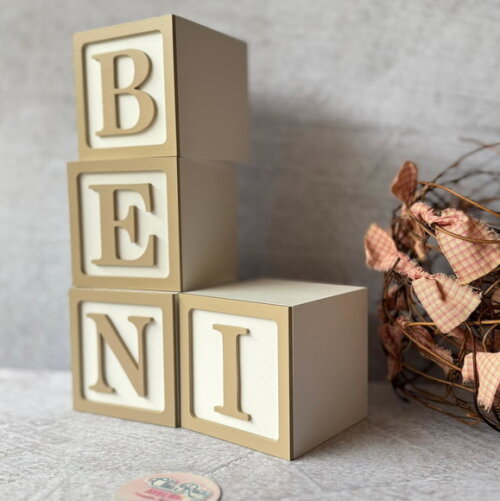 Cubos 8x8cm Decoração Bebê