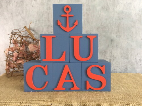 Cubos 8x8cm MARINHEIRO