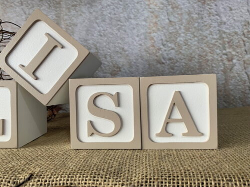 Cubos 8x8cm Ts Decoração Bebê