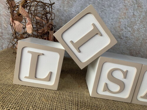 Cubos 8x8cm Ts Decoração Bebê