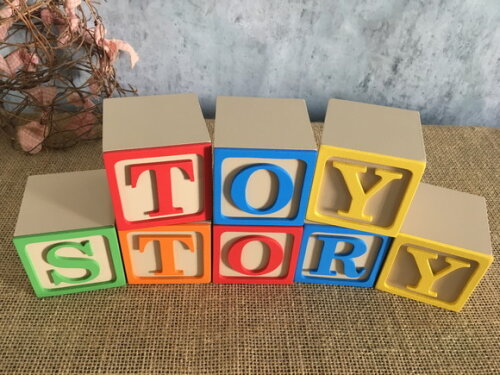 Cubos com Nome 6x6cm Toy Story
