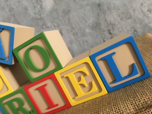 Cubos com Nome 6x6cm Toy Story