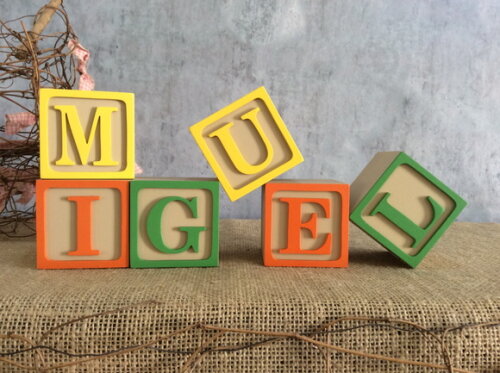 Cubos com Nome 6x6cm Toy Story