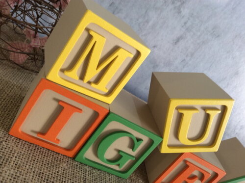 Cubos com Nome 6x6cm Toy Story
